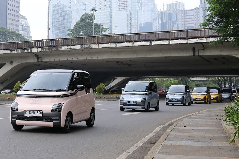 serah terima wuling air ev